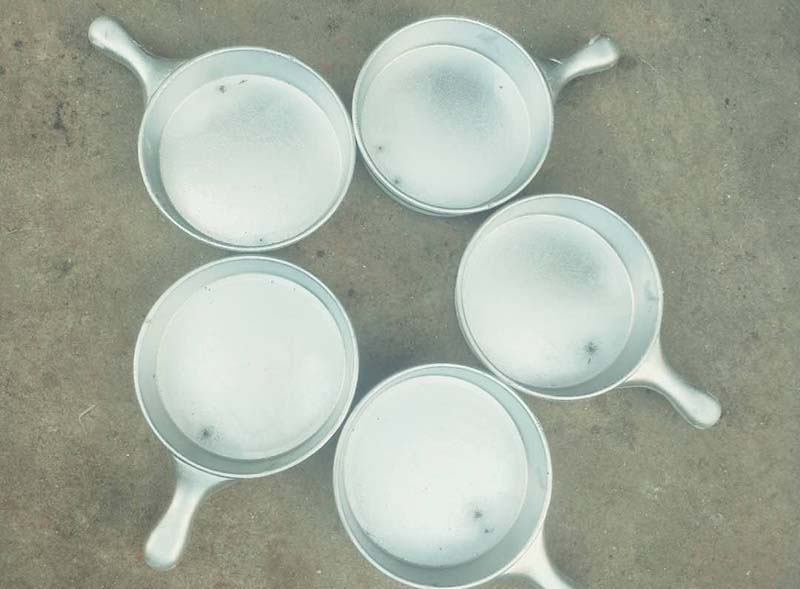 成都铝制小奶锅平底锅